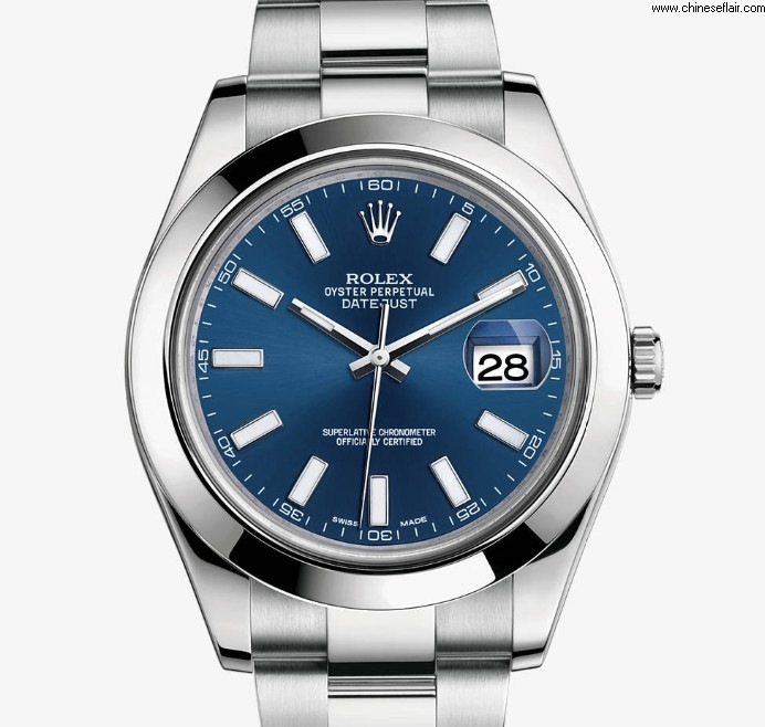 Fake Rolex Datejust II Watch Oyster 41 mm Blue Dial Watch